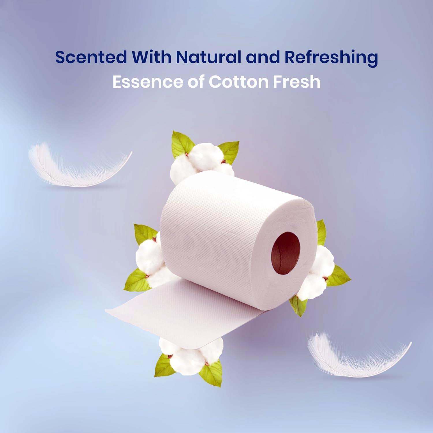 40 x Bliss Essence Scented Luxury Quilted 2Ply Bathroom Toilet Tissue Paper Roll - Picture 5 of 15