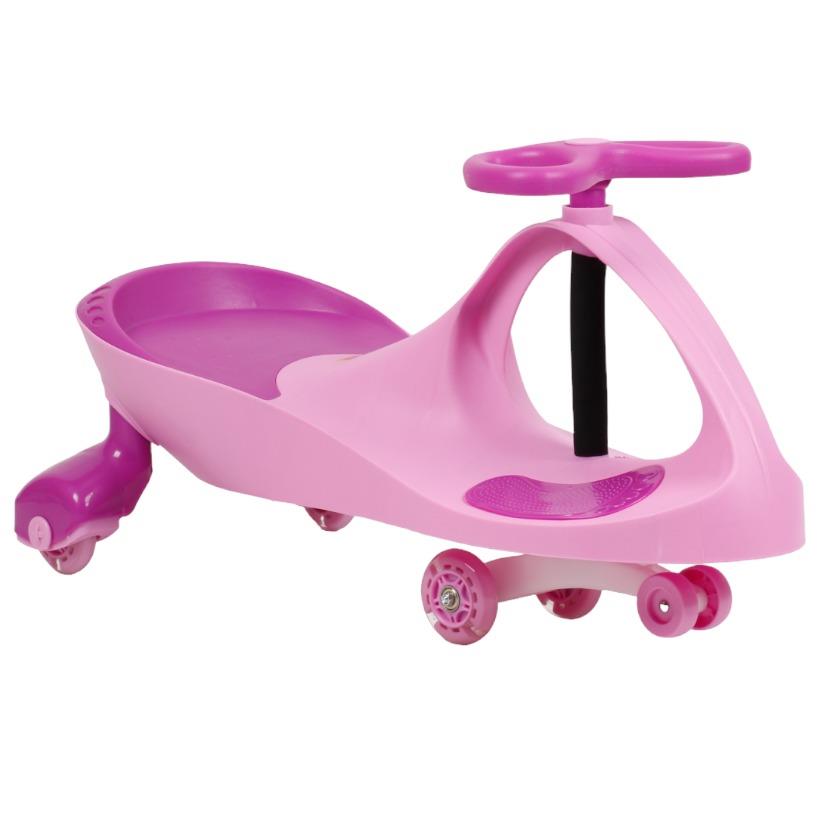 FLICKER SWING CAR RIDE ON SWIVEL SCOOTER KIDS TOY WIGGLE GYRO TWIST & GO - Picture 13 of 18