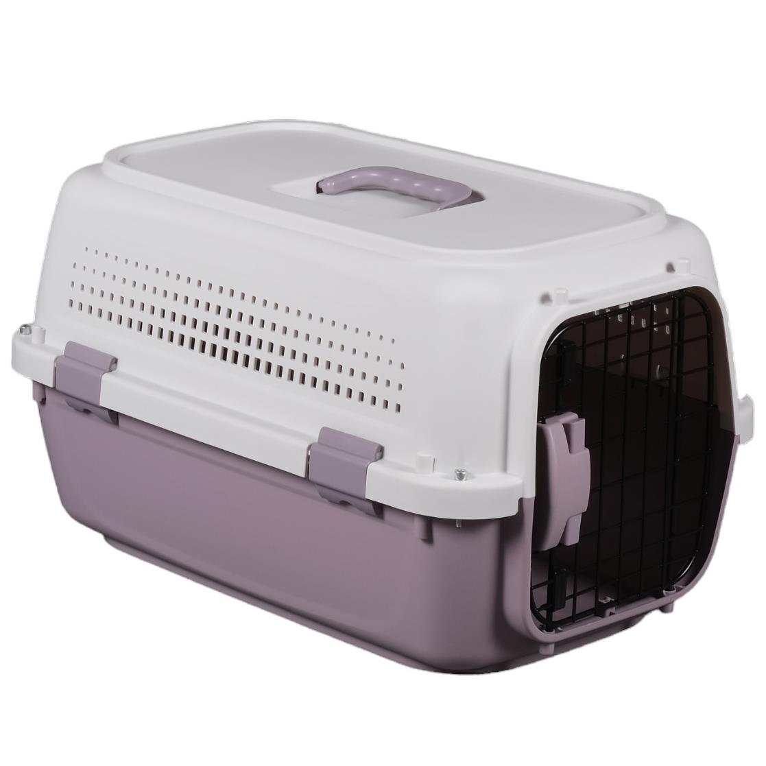 Large Pet Carrier Outdoor Travel Animal Transport Carry Cat Dog Basket Crate Box - Picture 10 of 14