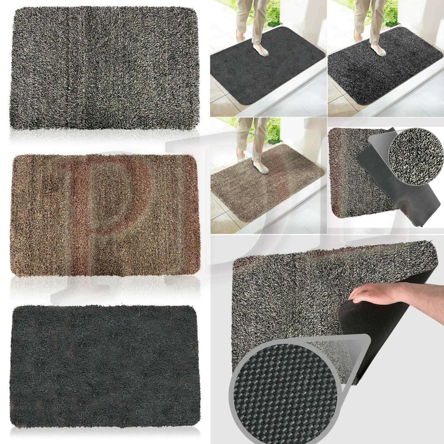 Super Absorbent Doormat Magic Step Door Mat Microfibre Washable Indoor