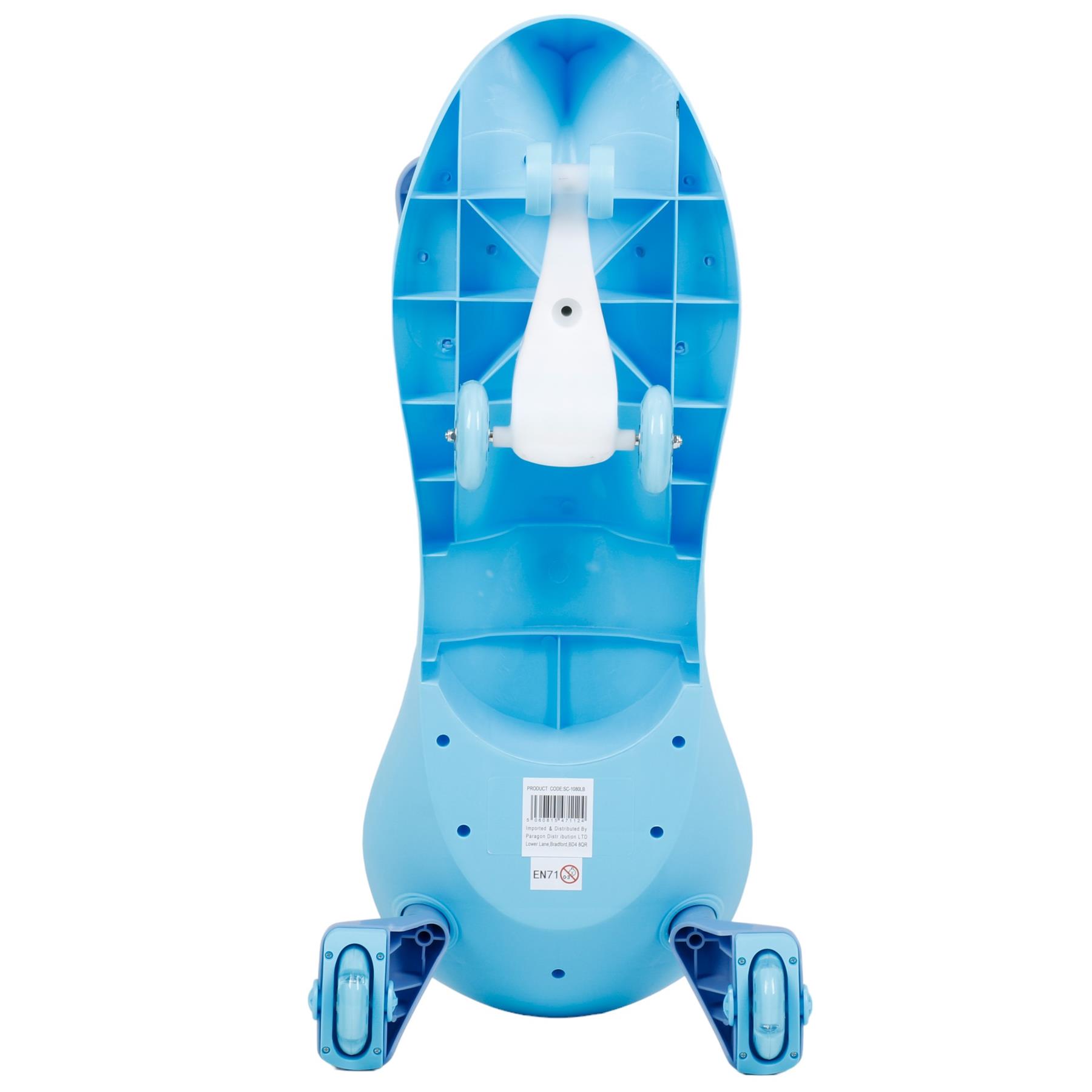 FLICKER SWING CAR RIDE ON SWIVEL SCOOTER KIDS TOY WIGGLE GYRO TWIST & GO - Picture 9 of 18