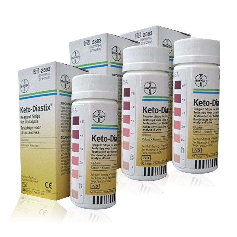 Bayer KetoDiastix Urinalysis 50 Strips 1 2 3 6 Packs eBay