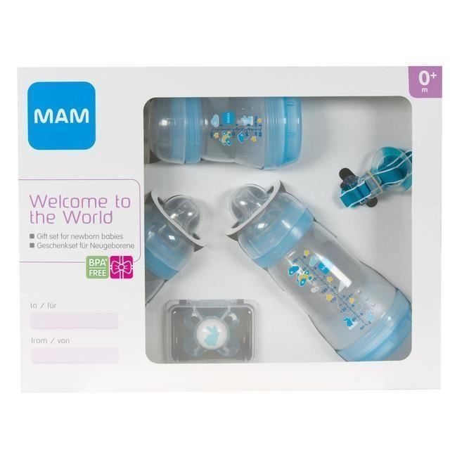 mam welcome to the world set grey