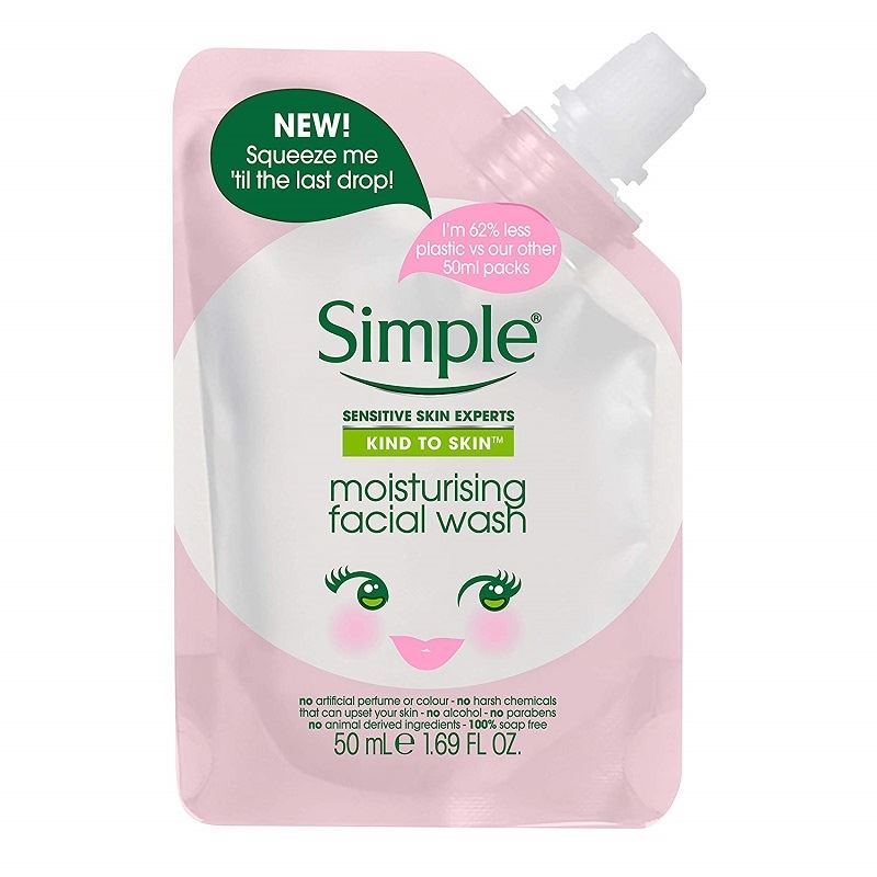 simple face wash moisturizing