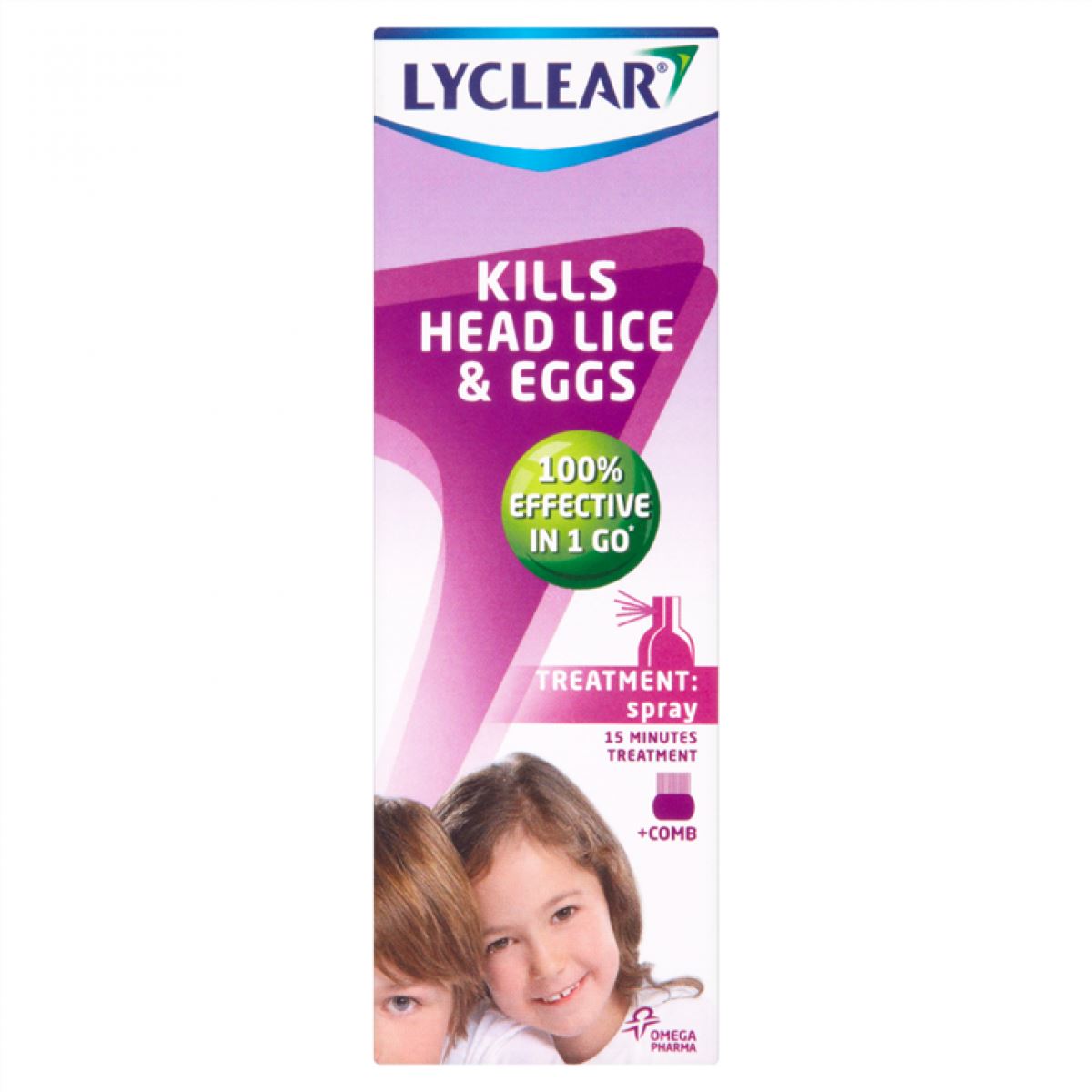 Lyclear Treatment + Comb Spray Kills Head Lice & Eggs 100ml 1 2 3 6 12 Packs eBay