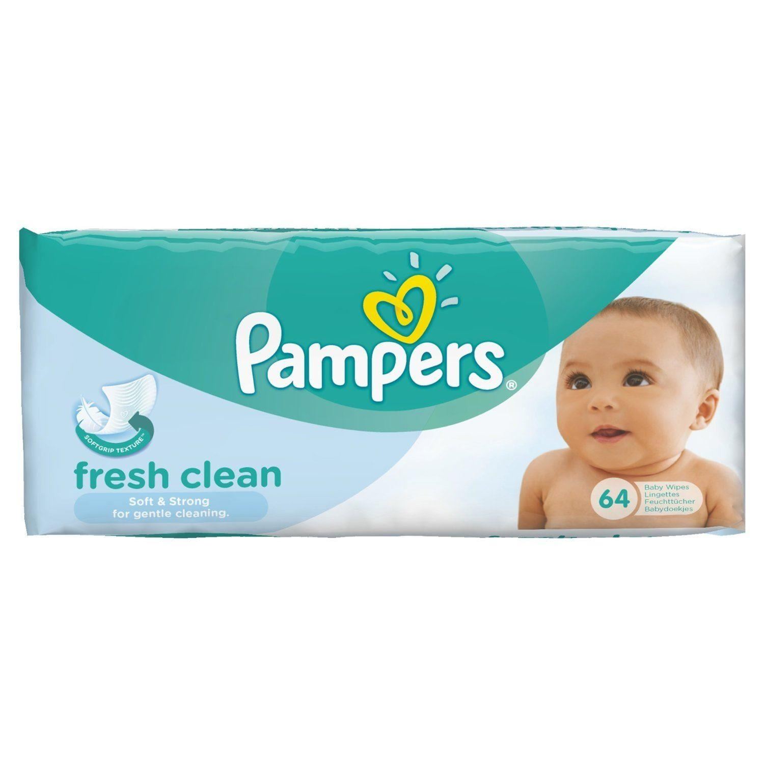 / 12/ x paquetes de 64 Pampers Toallitas Limpieza Natural/