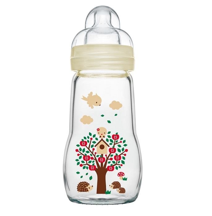 mam feel good glass bottle 260ml