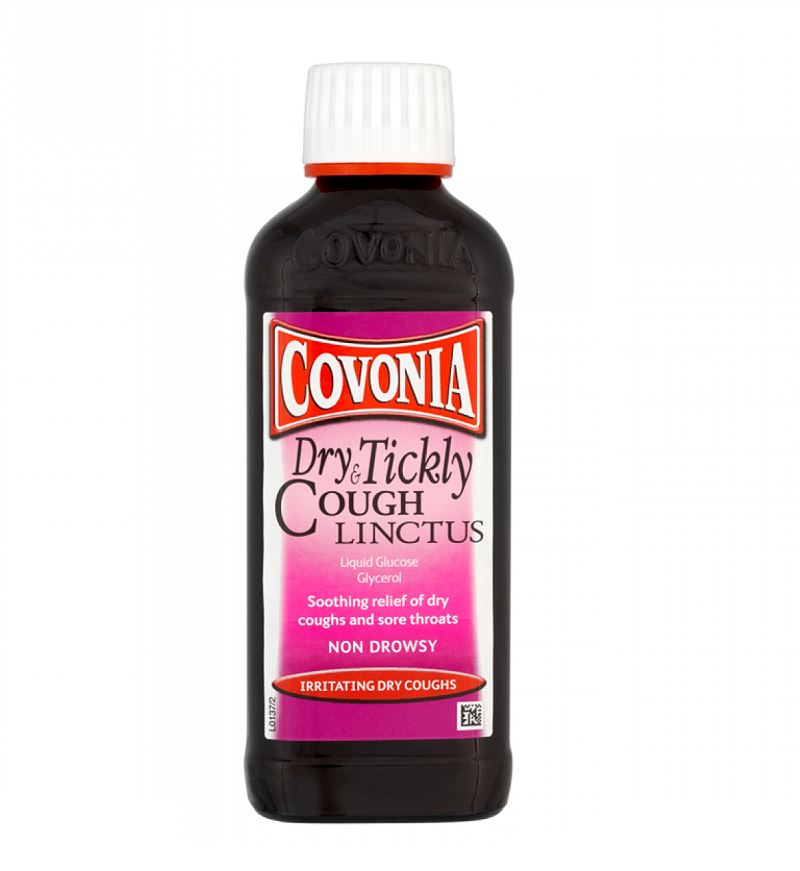 Covonia Dry & Tickly Cough Linctus Syrup Mixture NonDrowsy Sore Throat