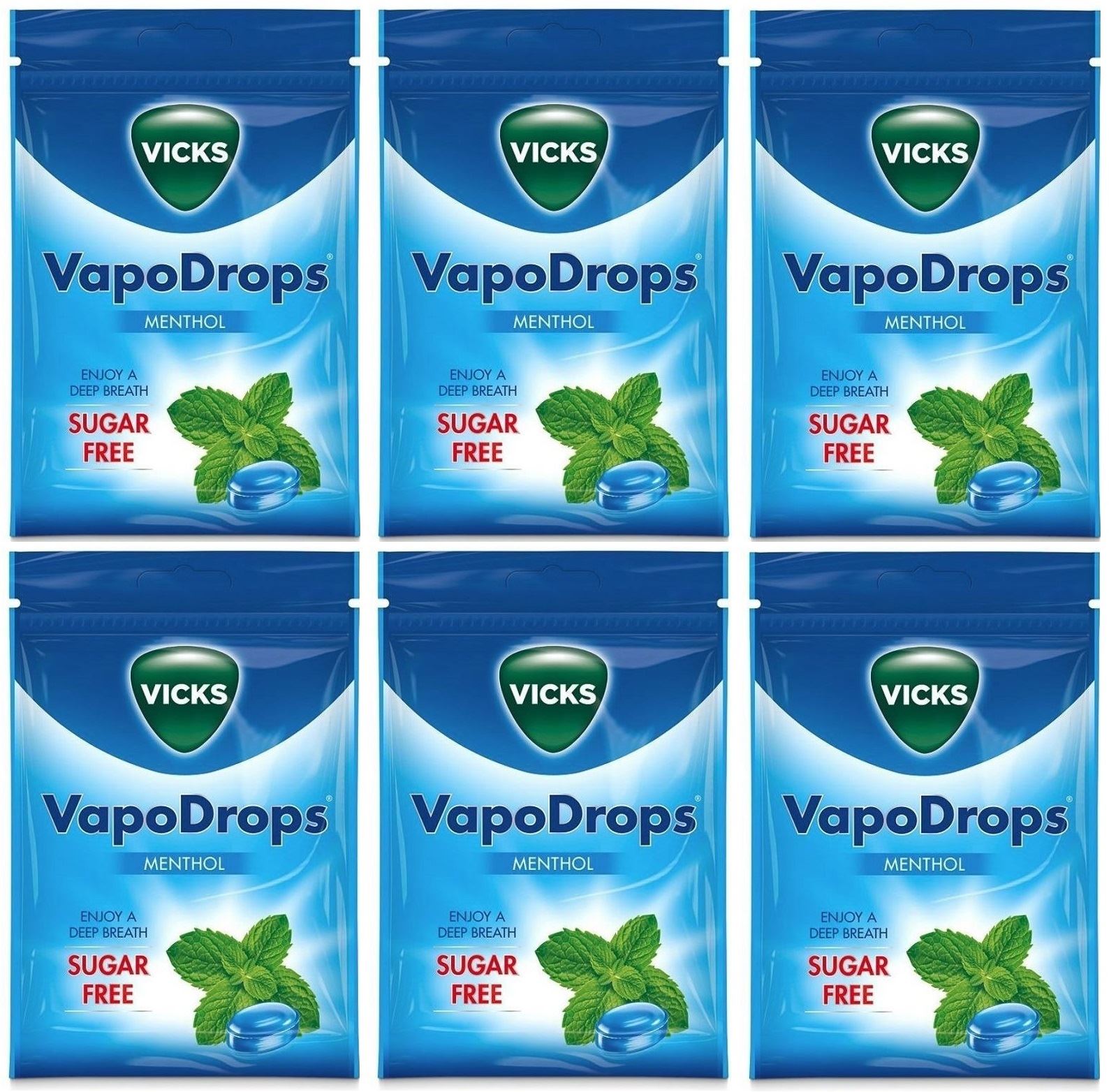 Vicks VapoDrops Menthol Sugar Free 72g 1 2 3 6 12 Packs eBay