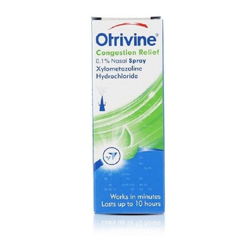 OTRIVINE NASAL SPRAY Congestion Relief Decongestant Sinusitis Blocked