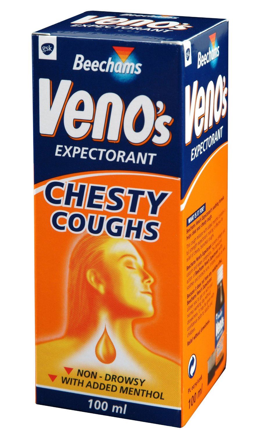 Beechams Veno's Expectorant Chesty Coughs NonDrowsy 100ml 2 Pack