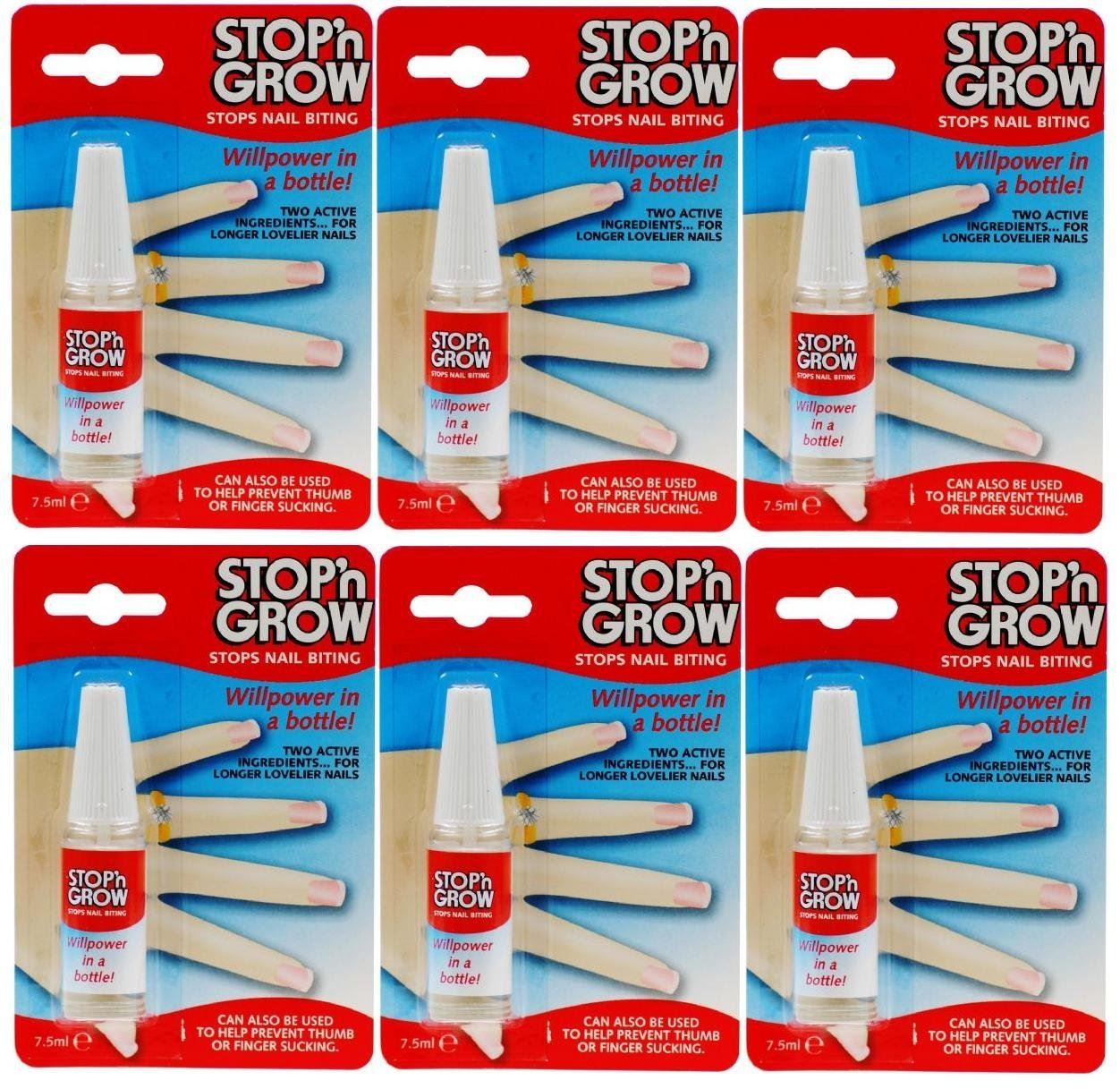 Stop n Grow Stops Nail Biting Deterrent Treatment Stop and Grow 7.5ml