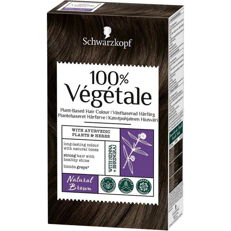 Schwarzkopf 100% Vegetale Plant-Based Permanent Hair Colour - Natural ...