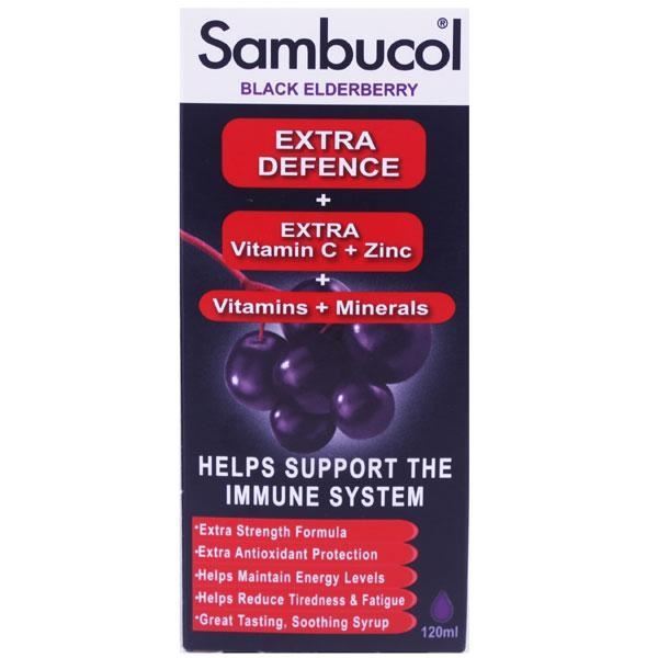 Sambucol Liquid Extra defence 120ml (5060216560724)
