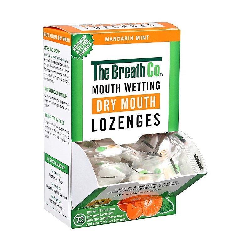 The Breath Co. Mouth Wetting Dry Mouth Lozenges Mandarin & Mint 72 Lozenges eBay