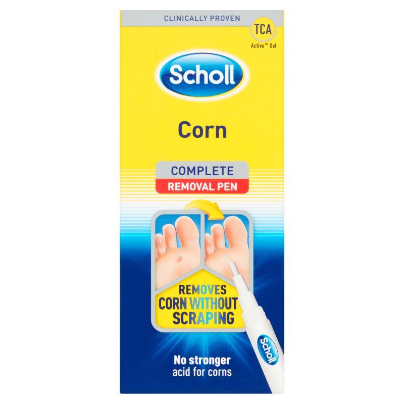 SCHOLL CORN COMPLETE Removal Pen Effective Treatment Calluses Foot Safe