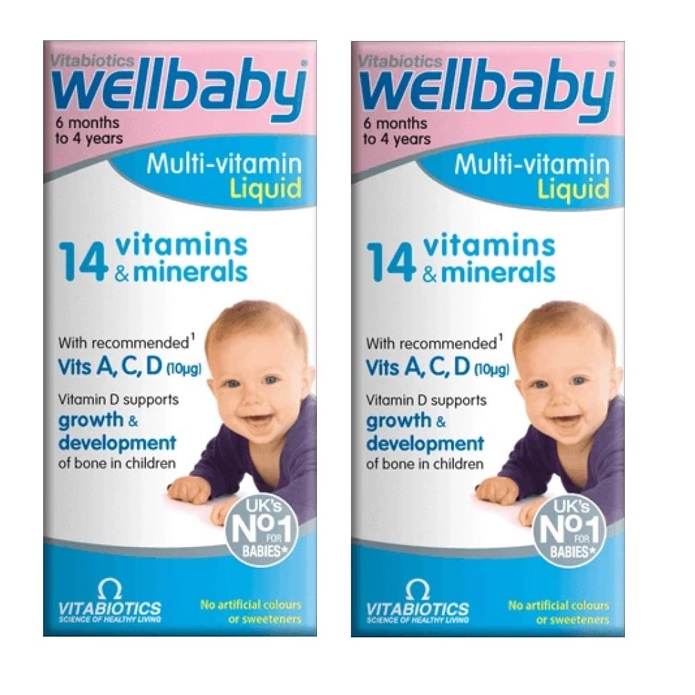 VITABIOTICS WELLBABY MULTIVITAMIN Vitamins Minerals Liquid Drops