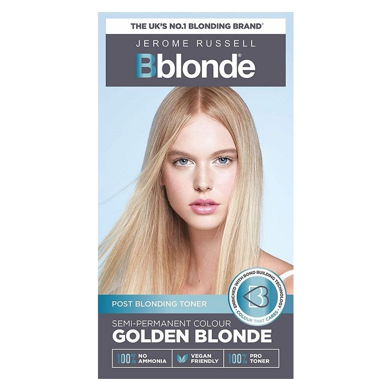 Jerome Russell Bblonde Post Blonding Toner Semi Permanent Golden Blonde