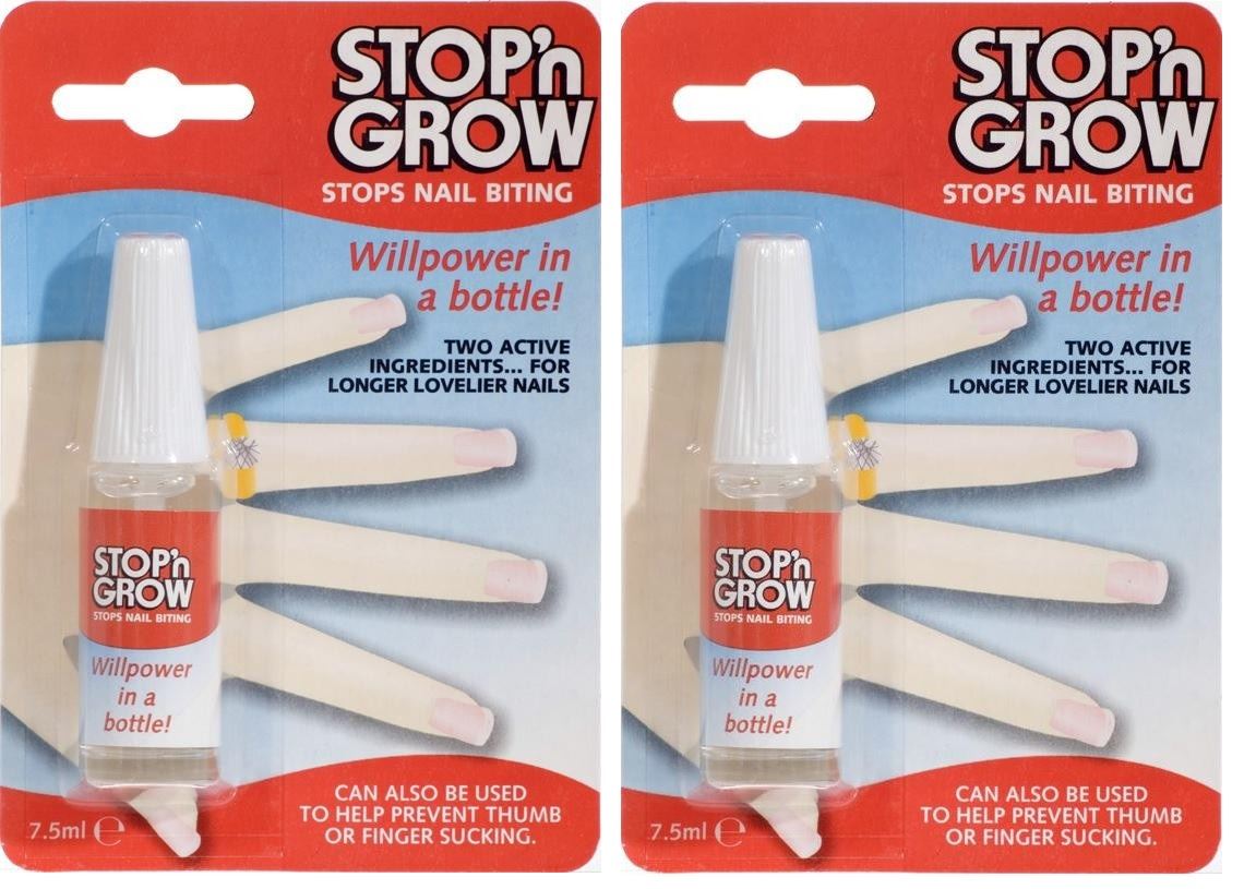 Stop n Grow Stops Nail Biting Deterrent Treatment Stop and Grow 7.5ml eBay