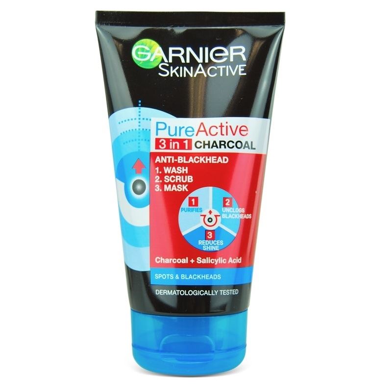 garnier skinactive 3 in 1 charcoal