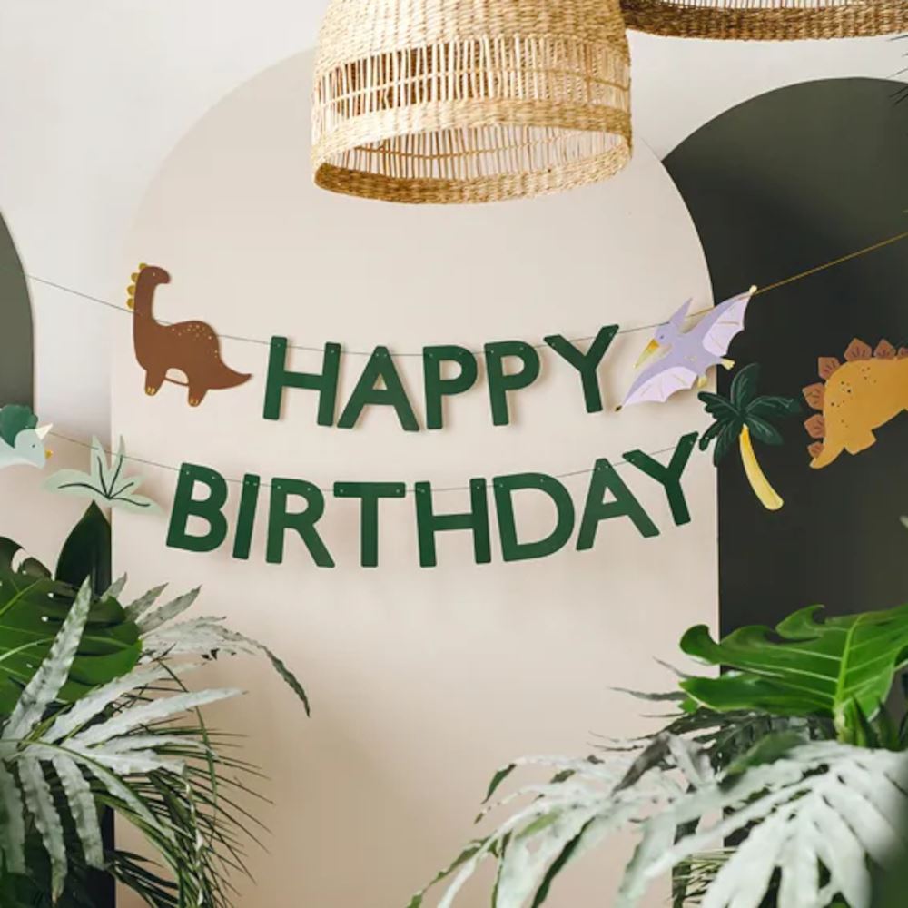 Dinosaur Birthday Party Tableware Decorations | Childrens Bunting Plates Cups - Picture 6 of 15