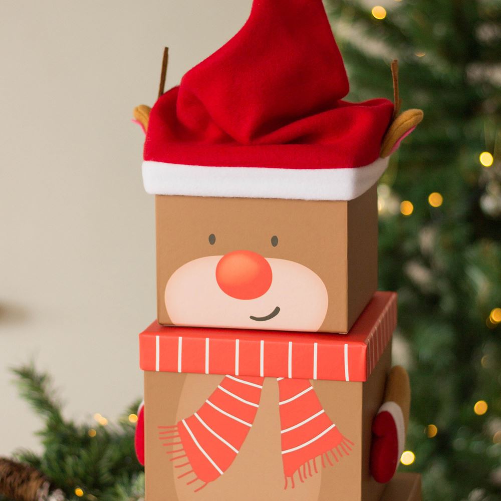 3 tier christmas boxes Outlet