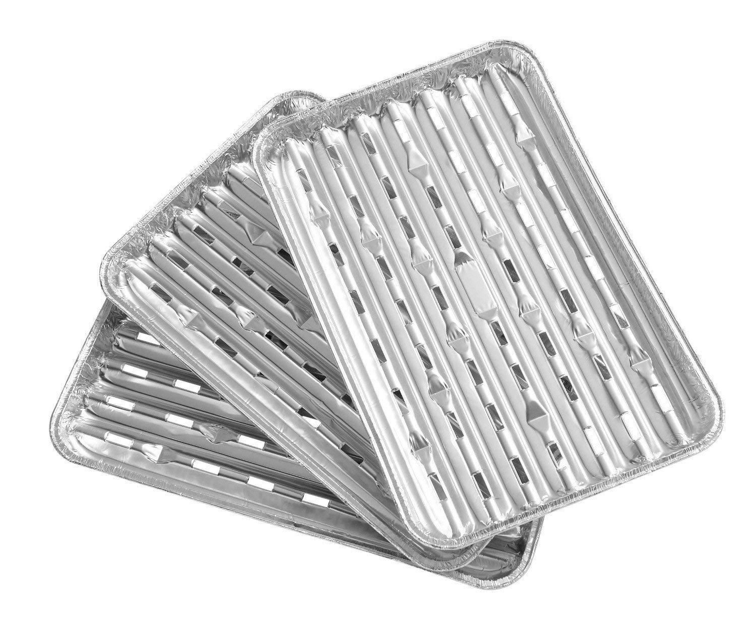 3 x Landmann Barbecue BBQ Cooking Metal Aluminium Foil Drip Pans Trays