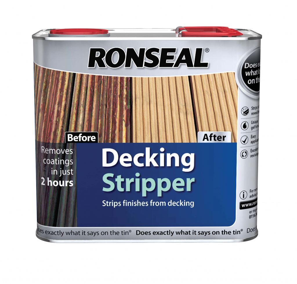 RONSEAL DECKING STRIPPER STAIN REMOVER 2.5 LITRE eBay