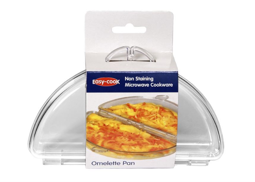 Pendeford Easy Cook Microwave Microwaveable Plastic Omelette Pan Tray