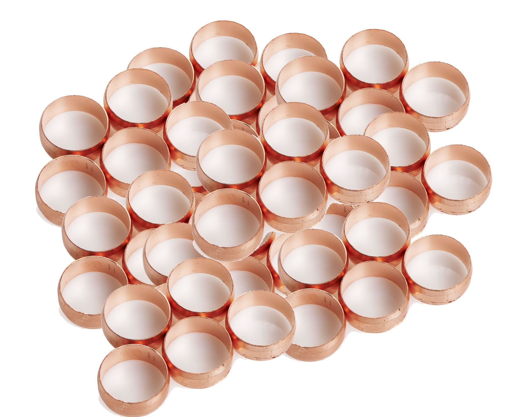 100 X Supaplumb Copper Metal Pipe Compression Plumbing Olives 15mm eBay