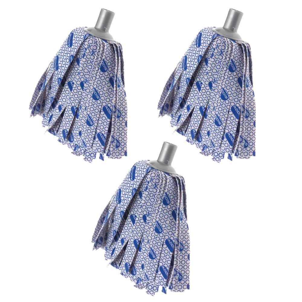 3 x ADDIS CLEANING SENSE THICK CLOTH REFILL ABSORBENT GRAPHITE METALLIC