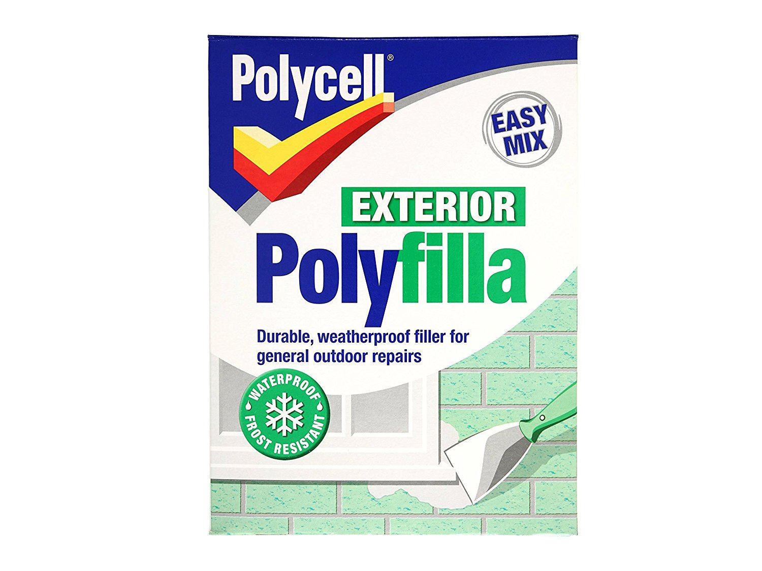 POLYCELL MULTI PURPOSE EXTERIOR FILLER REPAIR POLYFILLA 1.75KG eBay