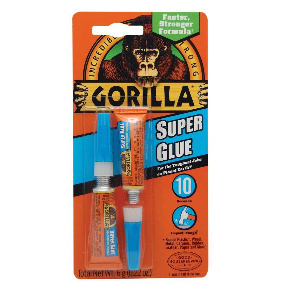 Gorilla Glue Superglue Tube Adhesive Bonds Sticks Wood Metal Plastic