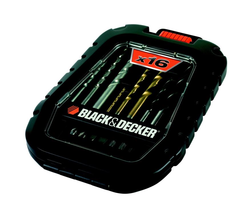 BLACK+DECKER Titanium Drilling and Screwdriver Bit Accessory Set 16 Piece eBay