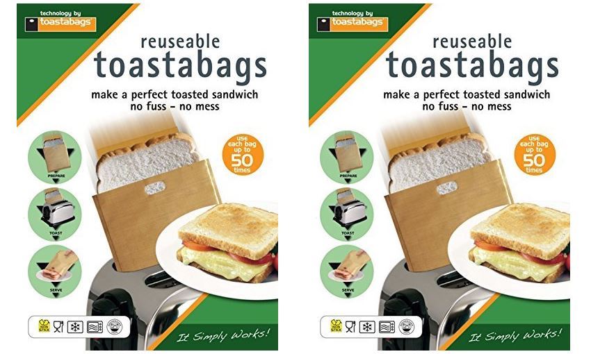 4 X TOASTABAGS REUSABLE TOASTER TOAST TOASTED SANDWICH BAGS eBay