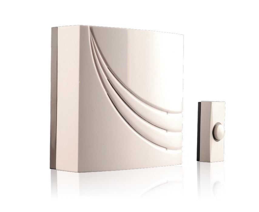 Byron 761 Wired Wall Mounted Door Bell Chime Kit System 8 Melodies eBay