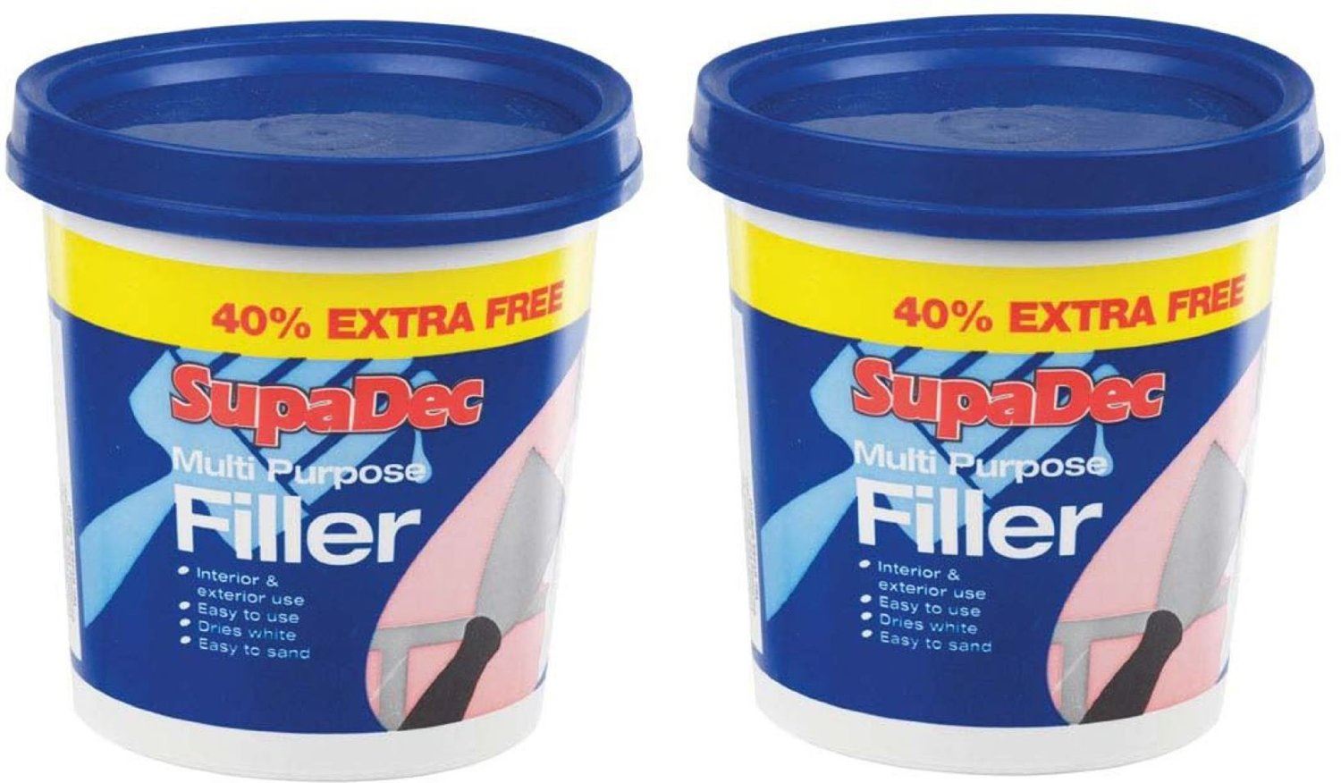 2 x SupaDec Multi Purpose Wall Filler 600 Gram Tub eBay