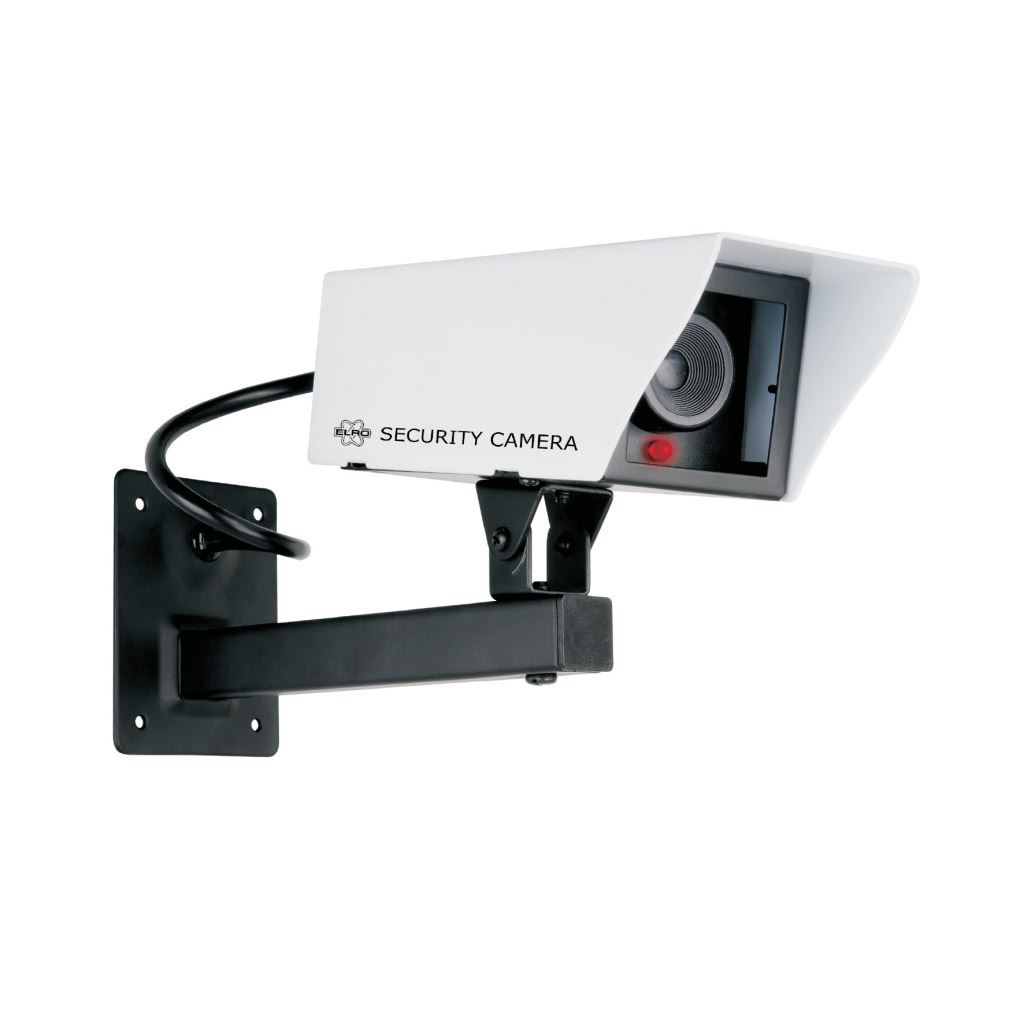 ELRO FEEL SAFE OUTDOOR METAL DUMMY SECURITY CAMERA WITH FLASHING LED