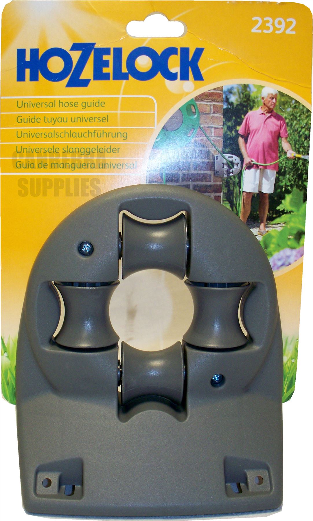 HOZELOCK GARDEN CORNER WALL BRACKET HOSE PIPE REEL GUIDE 2392 eBay