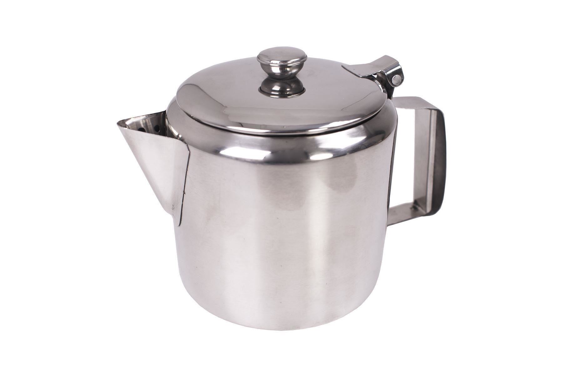 ZODIAC STAINLESS STEEL 0.7 LITRE / 24oz CATERING TEAPOT WITH LID
