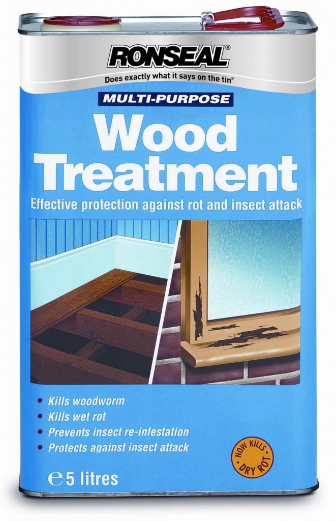 RONSEAL MULTI PURPOSE WOOD TREATMENT KILLS WOODWORM WET DRY ROT