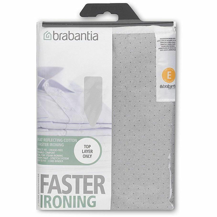 Brabantia Ironing Board Cover Size E 135 x 49cm Silver eBay