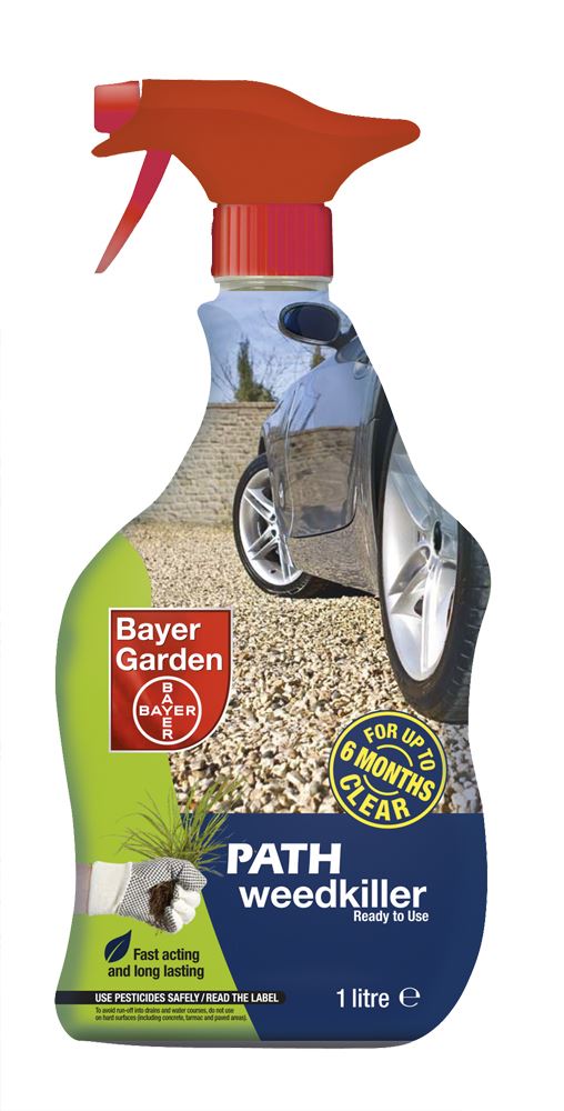 Bayer Garden Path Drive Weedkiller Long Lasting 1 Litre Weed Killer