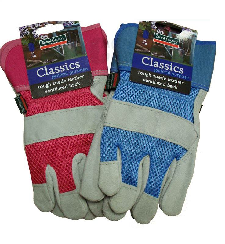 TOWN & COUNTRY TGL106M GENERAL PURPOSE LADIES GARDENING GLOVES MEDIUM