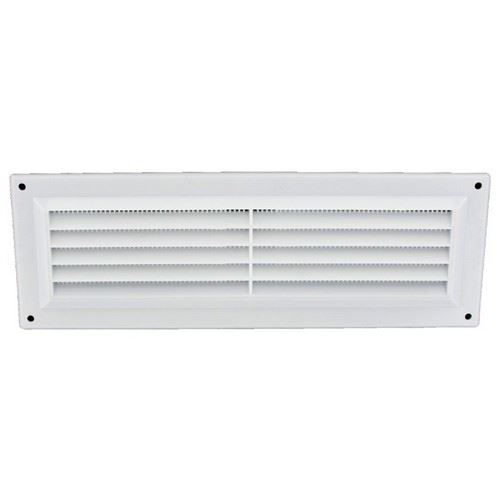SECURIT S3259 WHITE PLASTIC LOUVRE AIR VENT VENTILATION COVER 9" X 9