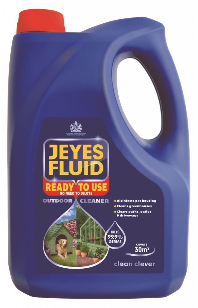 Jeyes Fluid Outdoor Disinfectant Fluid Pet Housing Stables Path Patio