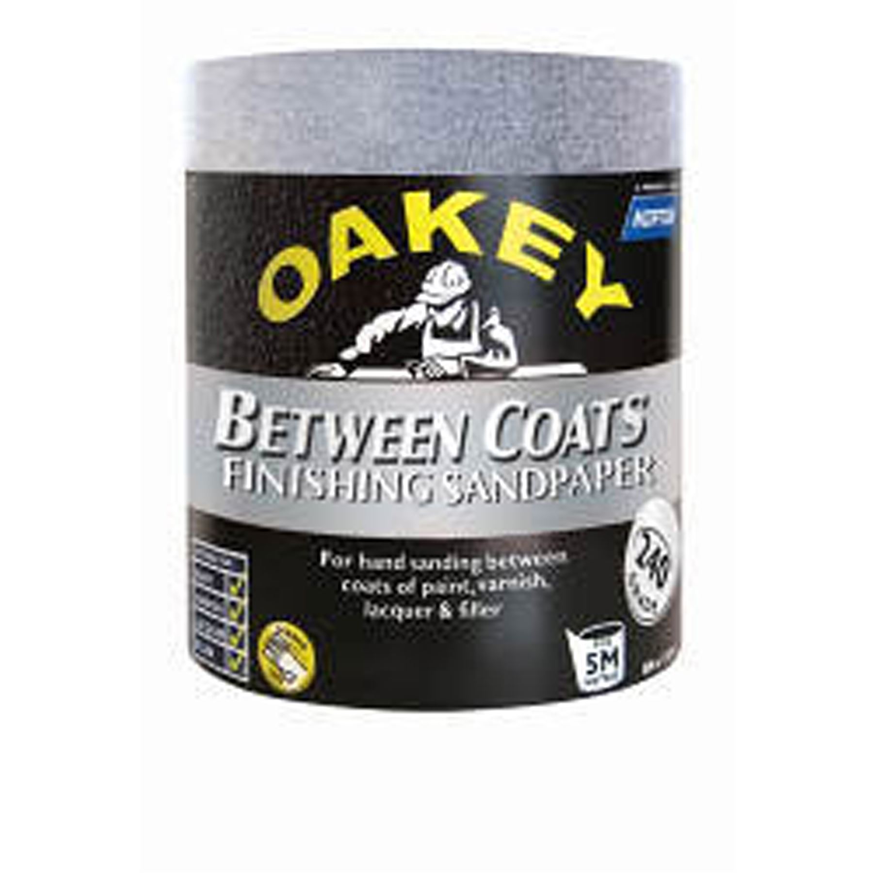 Norton Oakey Between Coats Finishing Sandpaper Roll 5m x 115mm 120g