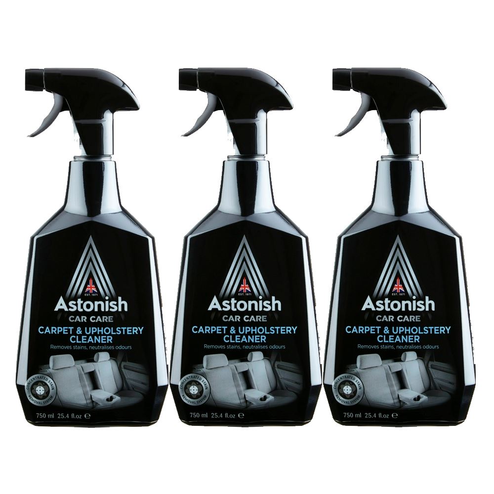 3 x Astonish Carpet Upholstery Car Interior Care Cleaner 3 x Astonish Carpet Upholstery Car Interior Care Cleaner