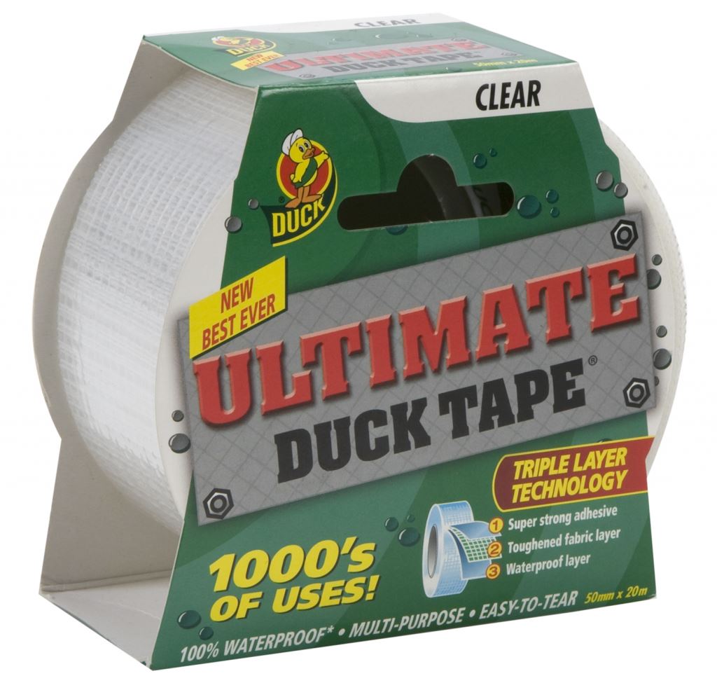DUCK TAPE ULTIMATE WATERPROOF ADHESIVE CLEAR CLOTH DUCT 50MM X 20M EBay gorilla-all-weather-outdoor-waterproof-duct-tape-3-pack-of-1-1-88-x-25