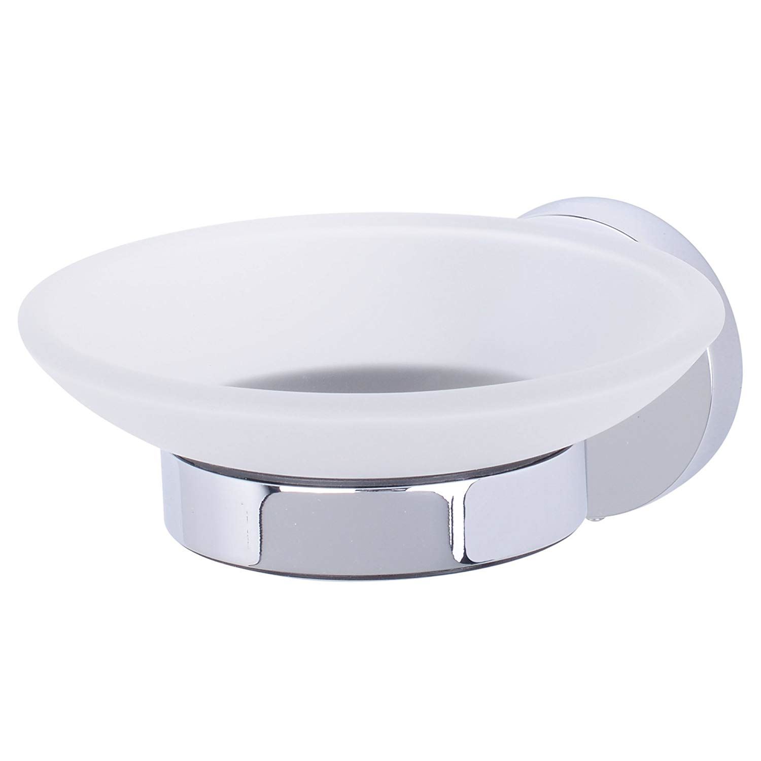 Aqualux Kosmos Glass Soap Wall Mounted Holder Dish Platform Bathroom